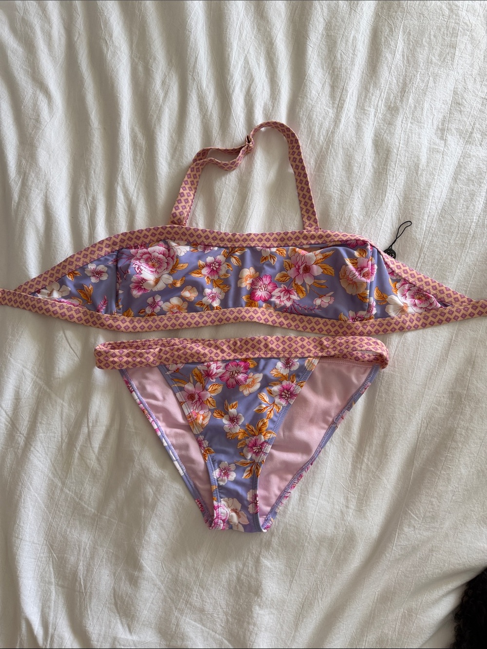 Nanette Lepore Purple & Pink Floral Womens’ Bikini Set